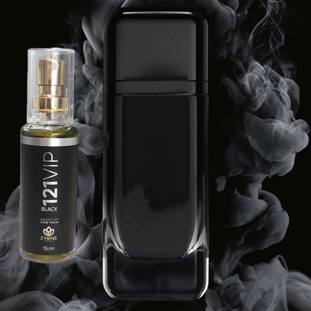Perfume Masculino Zyone 121 Vip Black 15ML Eau de Parafum Alta Fixação Importado Envio Nacional - Image 2
