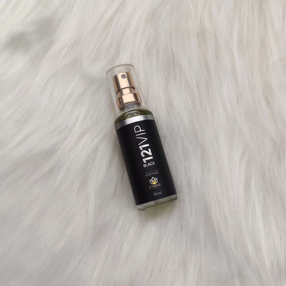 Perfume Masculino Zyone 121 Vip Black 15ML Eau de Parafum Alta Fixação Importado Envio Nacional - Image 4