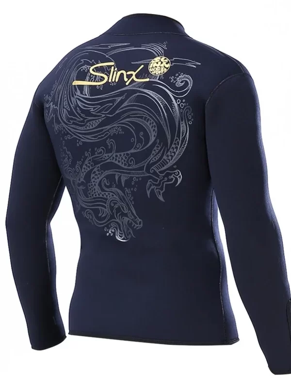 Slinx 5mm Diving Wetsuit Jackets And Pants Men Neoprene Diving Kite Surfing Underwater Clothes Suit Front Zip - Image 5