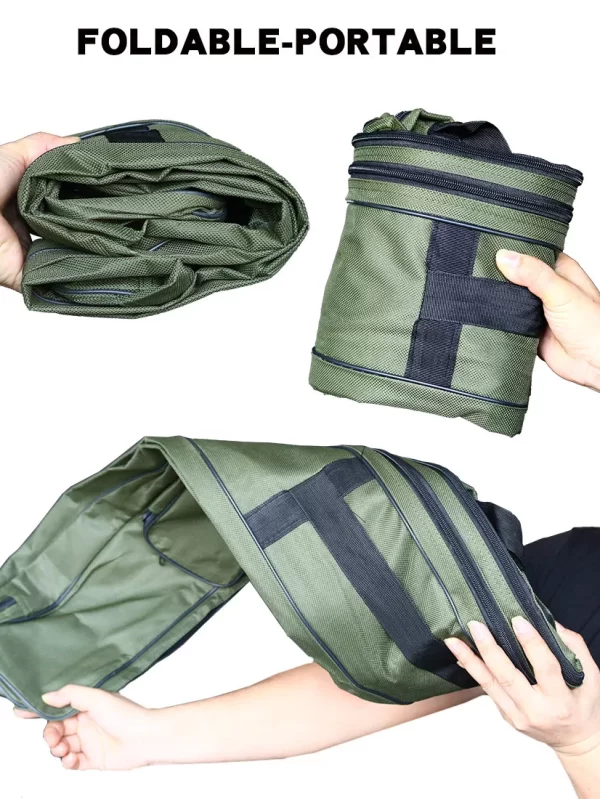 Dobrável Pesca Tackle Sacos, caso zipado, bolsa de armazenamento, suporte para vara de pesca, pano Oxford, 60 cm, 100 cm, 122 cm, 150 cm, 152 cm, 180cm - Image 5
