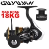 Carretel de pesca giratório de metal, carretel de carpa, poder máximo de arrasto 18kg, novo, 2024