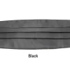 Smoking masculino para homens, ternos formais, cintos largos formais Papillon Sash, cinto de casamento, FOVIVA 1501
