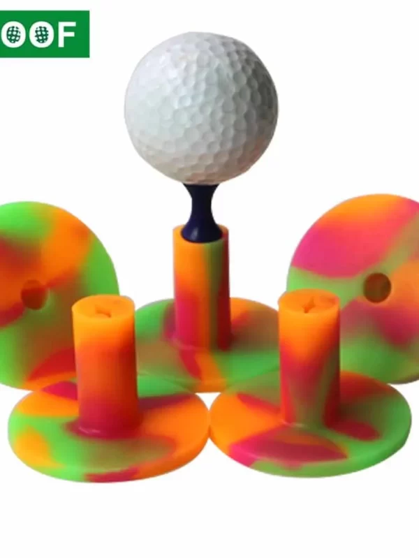 Camisetas de golfe de borracha, acessórios para prática de treinamento, 1 peça