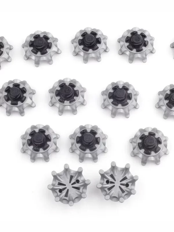 Soft Spikes Pins para Sapatos de Golfe, Fast Twist Shoe Spikes, Conjunto de Substituição, Golf Training Aids, 1/4 Turn, 16 pcs por pacote