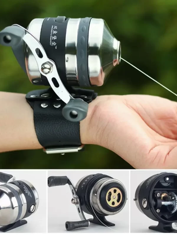 Aço inoxidável Carretéis De Pesca Ao Ar Livre, Fechado Spinning Reel, Roda De Metal, Engrenagem Intercambiáveis Acessórios, Bl25