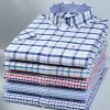 Camisa Oxford de manga curta para homens, 100% algodão, slim fit, desgaste social respirável, casual, tamanho grande, verão, 7XL