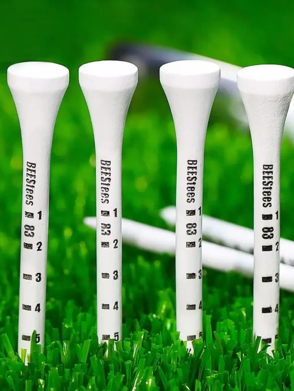 Assentos De Golfe De Madeira Duráveis, Estabiliza A Bola No Curso, Manter Um Nível De T Perfeito, Melhorar A Precisão, TE012, 50Pcs