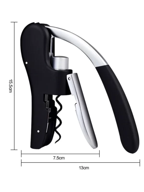 Melhor Abridor De Garrafa De Vinho Coelho Corkscrew Manual De Estilo Coelho, Abridor De Garrafa De Vinho Lever Screwpull - Image 5