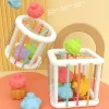 Colorful Shape Blocks Sorting Game Baby Montessori Learning Educational Toys for Children Bebe Birth Gift Kids Learning Toys