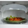 Cobertura de placa de microondas clara, Capas de prato, Cozinha para forno microondas, Anti-Splatter Guard, 1Pc