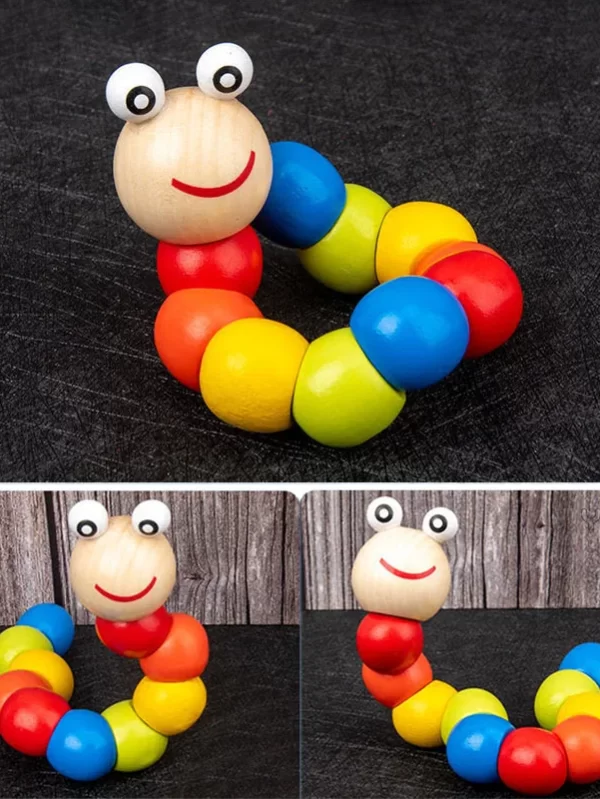 9 in 1 Wooden Montessori Toys Rattle Bell Drum Column Set Musical Instruments Sensory Early Baby Toy Toddler Education - Image 6
