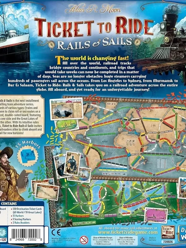 Série Ticket To Ride Jogos de Tabuleiro, Primeira Jornada, Família Inglesa, Amigos Party Play Cards, Brinquedos De Coleção, Presentes, Parcela - Image 3