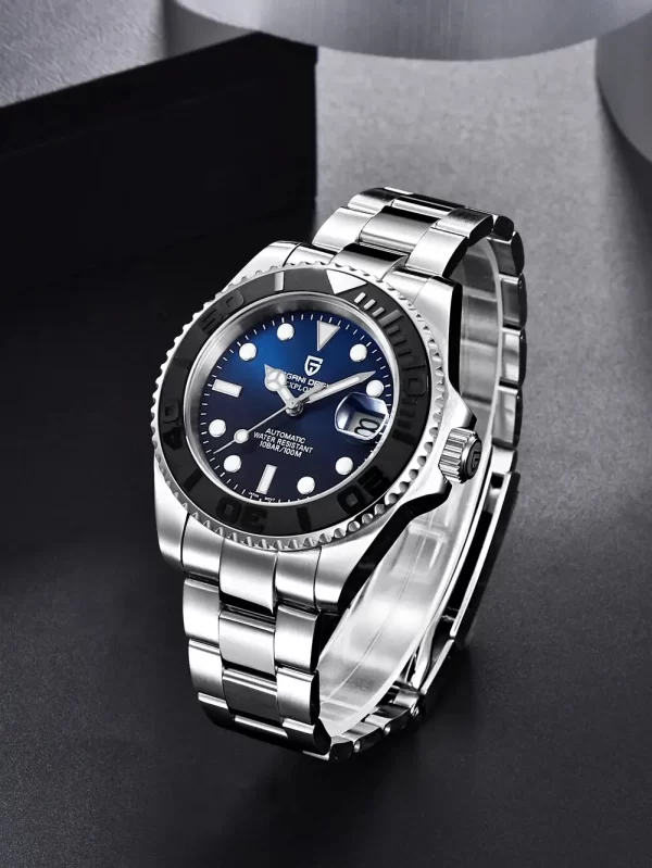 PAGANI DESIGN Sports Men Mechanical Wristwatch Sapphire Luxury Automatic Watch for Men Stainless Steel Waterproof Clock - Image 6