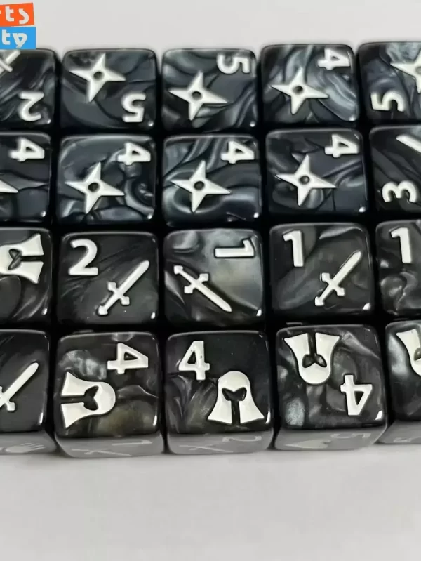 Conjunto de Dados Poliédricos para Jogo de Tabuleiro, Game of Thrones, D6, TRPG, RPG, Cthulhu, COC, Kit Number Dices, 10 PCs por Conjunto, 16mm - Image 2