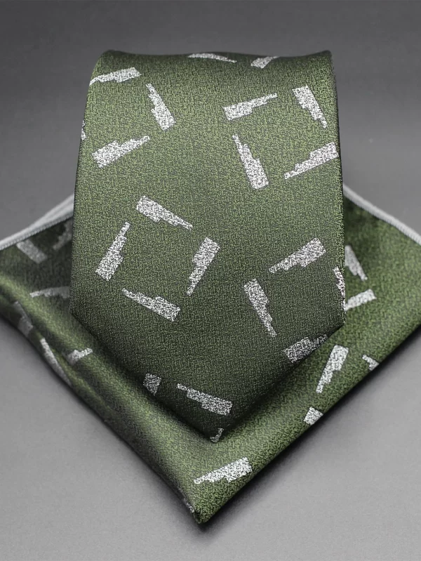 Conjunto Clássico de Gravatas Masculino, 100% Seda, Formal, Luxo, Casamento, Alta Qualidade, Lenço, Festa, Novo, 8cm - Image 6