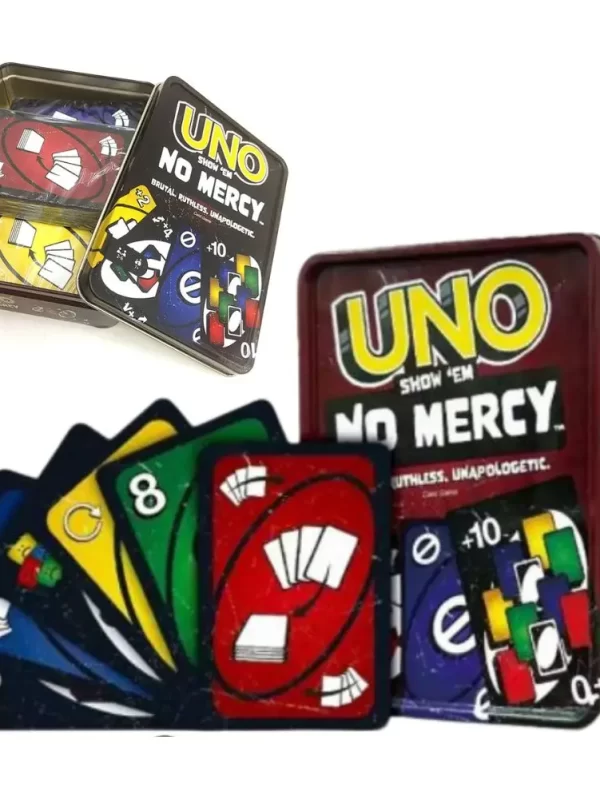 UNO NO MERCY Matching Card Game, Minecraft, Dragon Ball Z Multijogador, Family Party, Boardgame, Divertimento Amigos, Poker, Novo