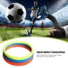 Conjunto de anéis para treinamento agilidade, conjunto de 5 peças, para futebol, equipamentos esportivos
