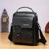 Bolsa de ombro de couro para homens, bolsa de luxo, presente do marido, bolsa crossbody masculina, bolsa vintage masculina