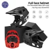 Full Face Helmet Cycling Safety Protection Bicycle Integral Helmet Downhill Mtb PC+EPS Men's Mtb Helmet Motorcycle Racing Bike