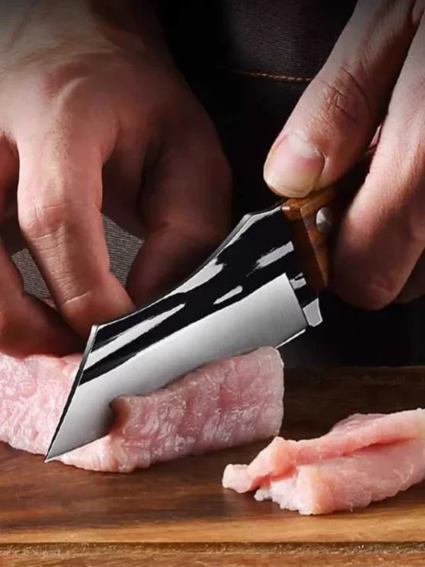 Faca de cozinha de aço inoxidável Seiko, mão forjada, alta dureza, profissional, para cortar carne, frutas, desossa, 3pcs - Image 3