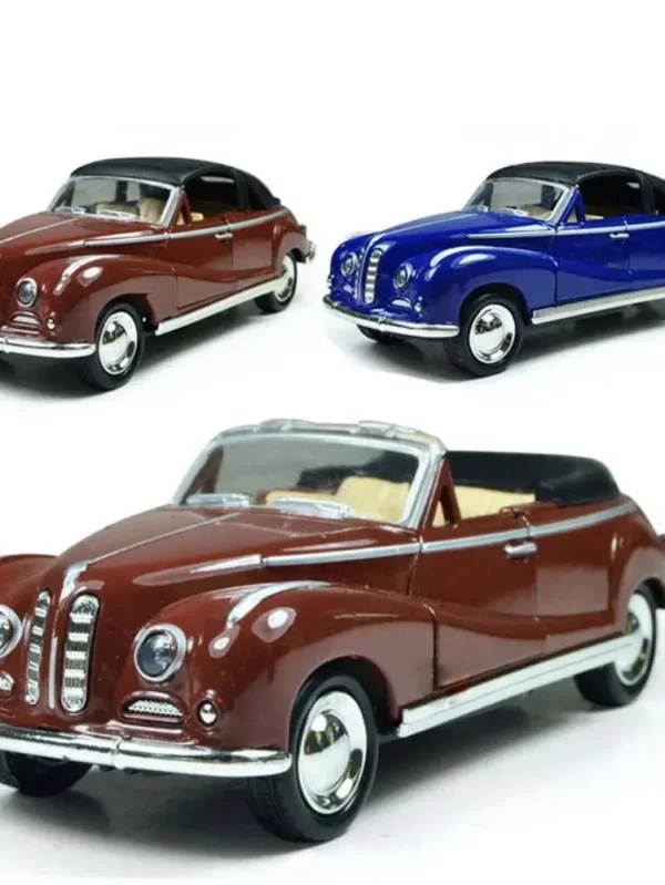 Mini Liga Diecast Car Model, Coleção Vintage, Arte Retrô, Brinquedos de carros antigos, Presente para meninos, 1:32, Clássico