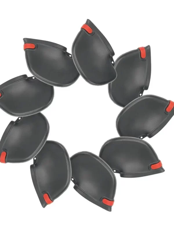 Tampa protetora Sock para Golf Club, Iron Club Acessórios, PVC, 9 Pcs por Set - Image 3