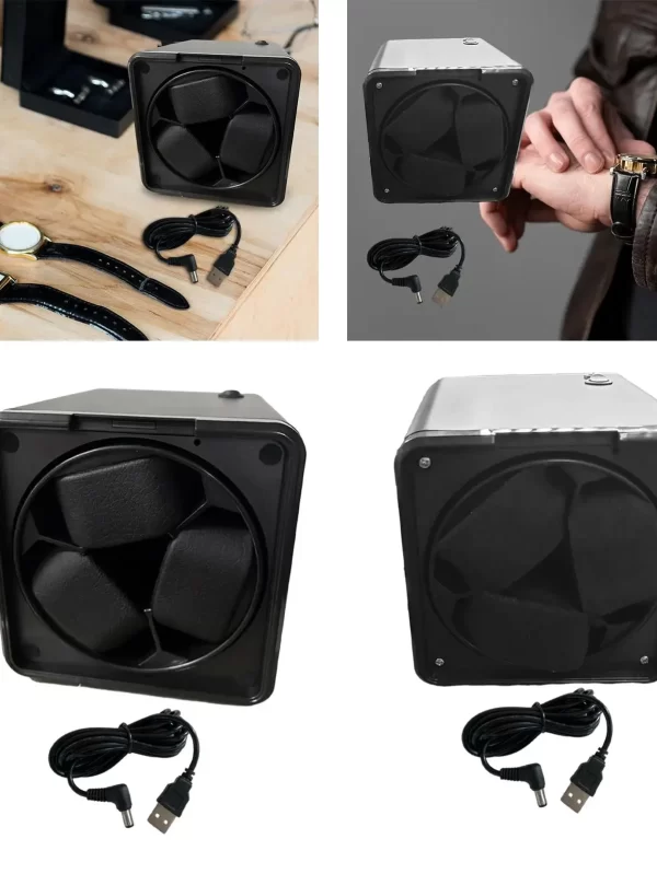 Vertical Winder Watch Box Automatic Rotator Silent Watch Winders Motor Men Mechanical Watches Display Organizer Boxes Accessory - Image 4
