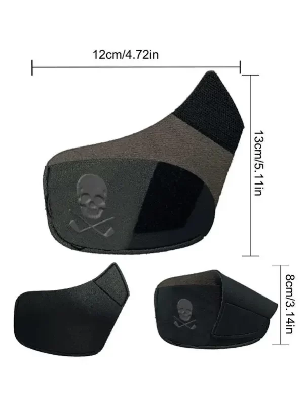 Impermeável PU couro Crânio Golf Ferro Cobre, Golf Putter Headcover, Club Head Protective Case, Head Proteção, 10Pcs - Image 6