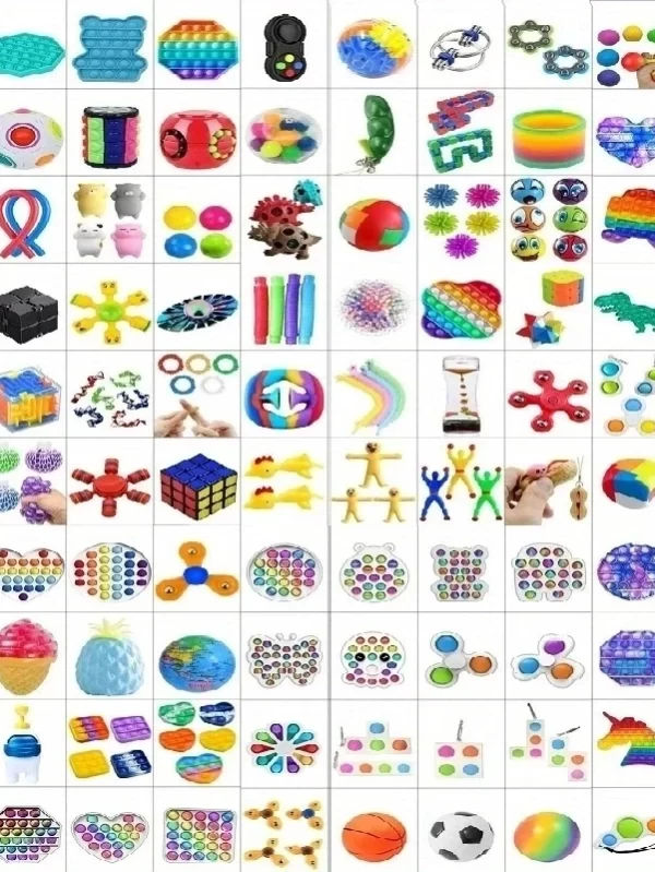 10-100pcs Random Fidget Toys Mystery Gifts Pack Surprise bag Fidget Set Antistress Relief Toys for kids party christmas - Image 6