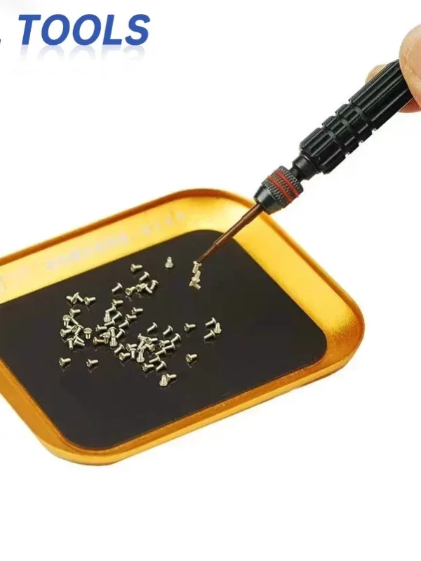 AMAOE M105 M106 Storage Tray Magnetism Screw Storage Box Alloy Receiving Tray Small Parts Take In Cell Phone Maintenance Tools