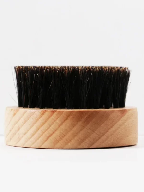 Facial hair100 % cerdas de javali preto dos homens cerdas de cabelo de javali duro redondo punho de madeira barba bigode escova conjunto rosto massagem - Image 4