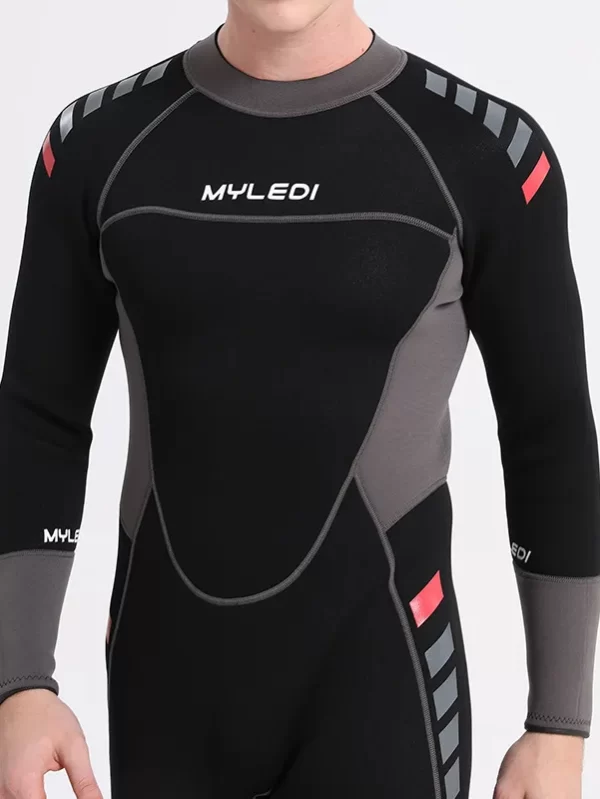 New3mmEuropean Size One-Piece Diving Suit Neoprene Cold-Proof Warm Men's Diving Suit Swimsuit - Image 5