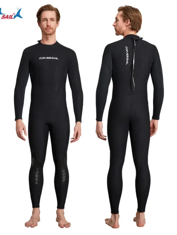 Diving Suit1.5MMWarm One-Piece Long Sleeves Snorkeling Suit Cold-Proof Outdoor Surfing Thickened Diving Suit - Image 4