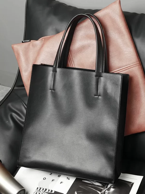 Sacolas de couro do plutônio para homens, bolsa retro, saco do alto-punho masculino, pastas luxuosas, forma, transporte livre, 2 em 1