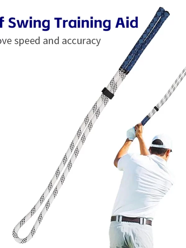 Portátil Golf Swing Trainer Aid, Tempo Ball Practice Tool, Presentes de aniversário, Golf Club Swing Practice Rope for Golfer Lovers