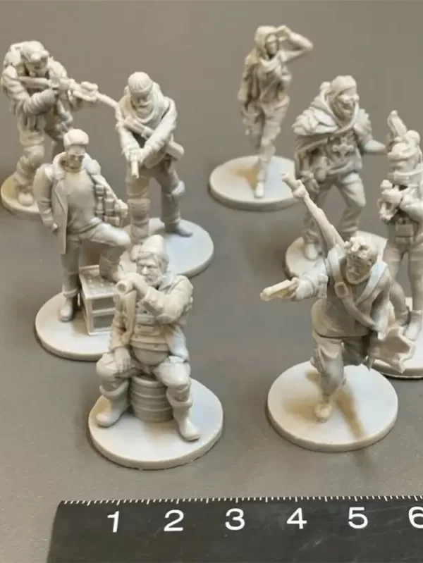 8 pçs zona o segredo de chernobyl jogo de tabuleiro miniaturas rpg rpg rpg jogo de sobrevivência figura brinquedos
