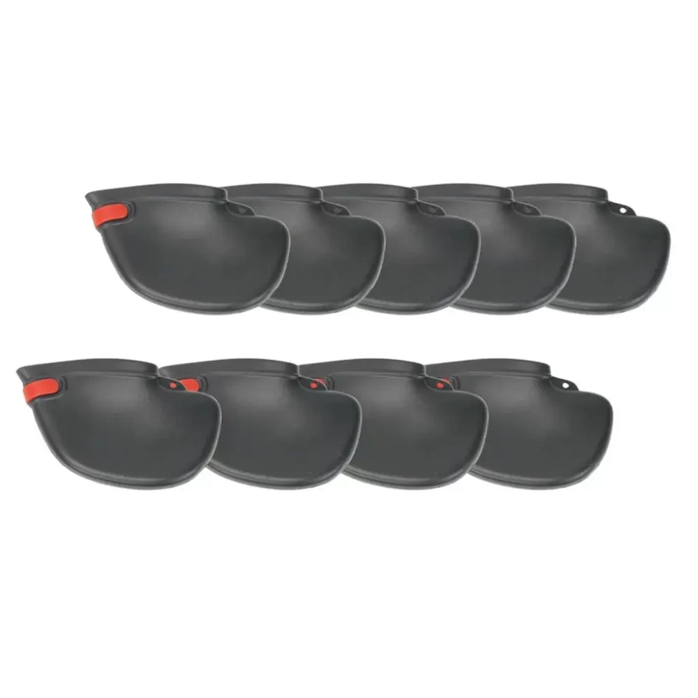 Tampa protetora Sock para Golf Club, Iron Club Acessórios, PVC, 9 Pcs por Set - Image 5