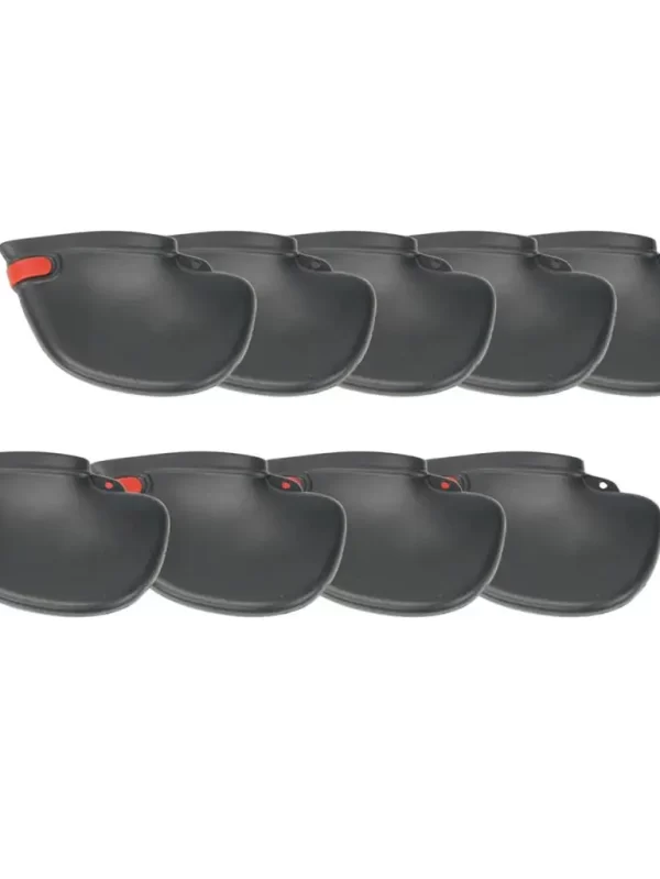 Tampa protetora Sock para Golf Club, Iron Club Acessórios, PVC, 9 Pcs por Set - Image 5