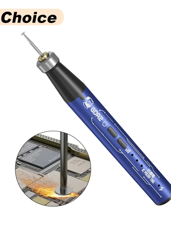 Mini Electric Polishing Pen MECHANIC GDR2 Three-speed Gear Shift 37000RPM Motherboard IC Cutting Grinding Repair Tool