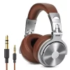 Oneodio pro 30 profissional estúdio dj fones de ouvido com microfone sobre a orelha com fio de alta fidelidade monitores dobrável fone de ouvido jogos