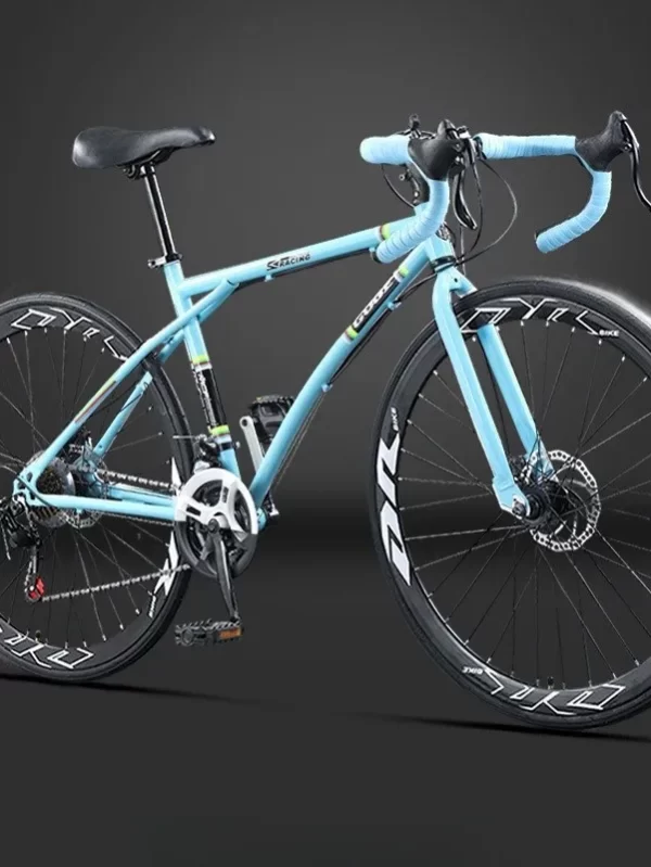 Road Bike for Men and Ladies, Ciclismo, Corrida, Audiófilo Deluxe, Garantia de Qualidade, Novo, Adulto, Estudante, Adolescente, 700C, 2022, Novo