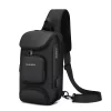 Crossbody peito sling saco para homens, bolsa de ombro impermeável, anti roubo, designer personalizado, moda de luxo, alta qualidade, fábrica atacado