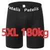 Roupa Interior Confortável Masculina, Shorts Grandes, Boxers Masculinos, 5XL, 90-185kg, Roupa Interior