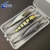 Impressão colorida afundando Minnow Fishing Lure, isca artificial, equipamento de pesca legal, 13g, 1pc, 3pcs