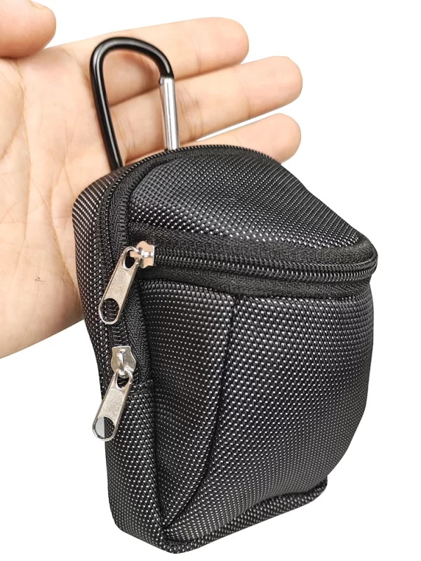 Mini Park Golf Ball Bag com gancho, Saco portátil de cintura de nylon, Hold Balls, Acessórios esportivos ao ar livre - Image 4