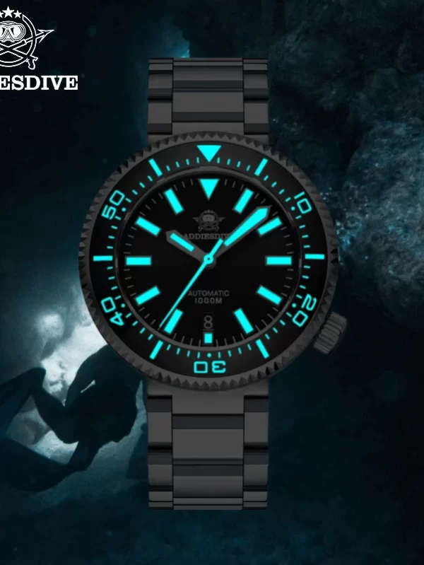 ADDIESDIVE Men's Luxury Watch 1000m diver's watch Waterproof luminous Sapphire Glass reloj hombre Automatic Mechanical Watches - Image 4