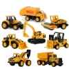 Diecast Mini Liga Caminhão De Construção, Engenharia Carro Dump-Carro Dump Truck, Veículos Modelo Brinquedos, Presente de Natal, 8 Tipos