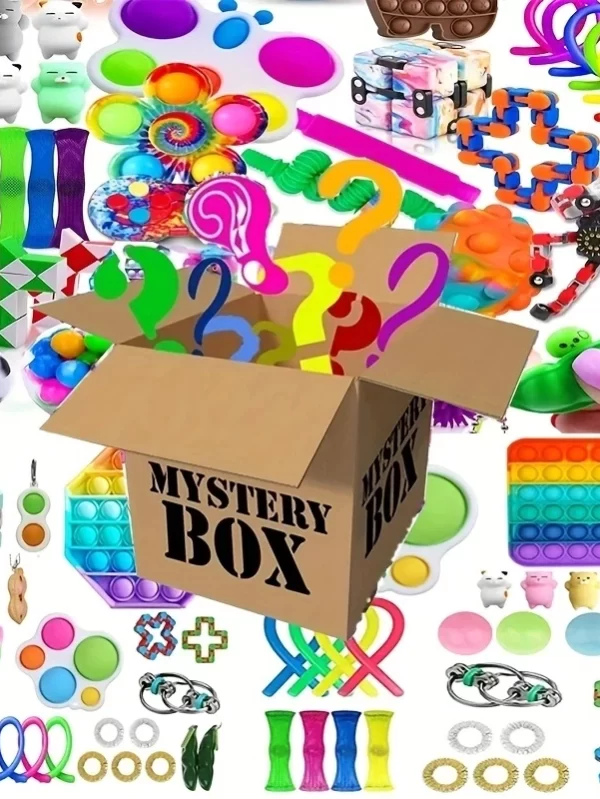 10-100pcs Random Fidget Toys Mystery Gifts Pack Surprise bag Fidget Set Antistress Relief Toys for kids party christmas - Image 4