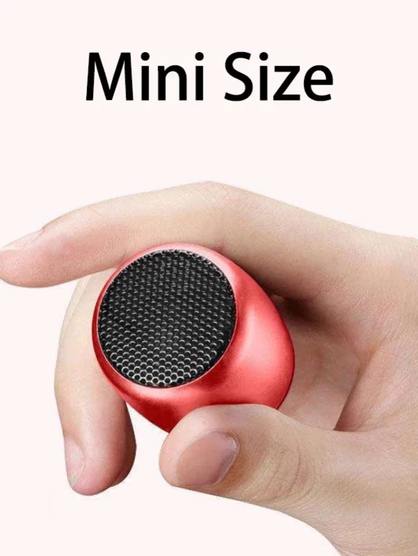 Subwoofer sem fio portátil do metal Bluetooth, Sistema de som pequeno, Inteligente, Um a dois pequenos canhões de aço