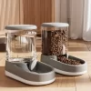 Alimentador automático do animal de estimação sem inserir, distribuidor elétrico de água para cão e gato, água potável, água fluindo